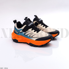 Baskets Garçon A25016 Orange