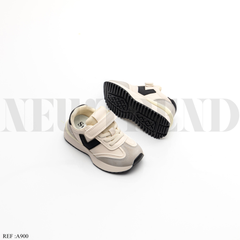 Baskets Garçon A900 White/Black