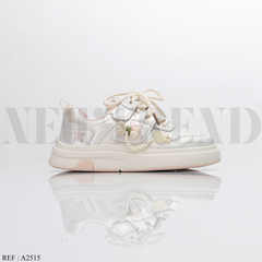 Baskets Fille A2515 White/Pink