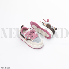 Baskets Fille AB2530 Beige/Plum