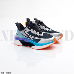 Baskets Garçon 38175 Black/Silver
