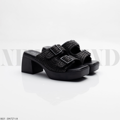 Mules à plateforme DN727-18 Black