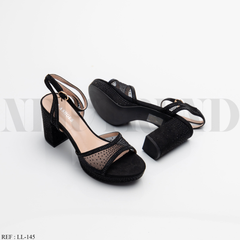 Sandales à talon LL-145 Black