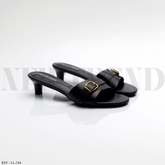 Mules à talon LL-184 Black