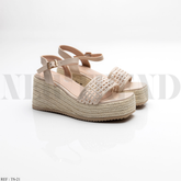 Sandales à plateforme TS-21 Beige