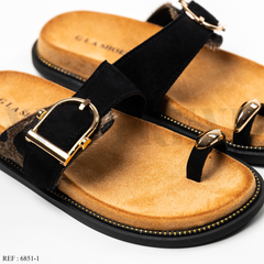 Mules 6851-1 Black