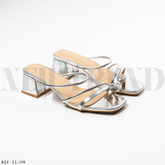 Mules à plateforme LL-199 Silver