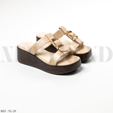 Mules Compensées YL-29 Beige