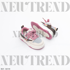 Baskets Fille AB2530 Beige/Plum