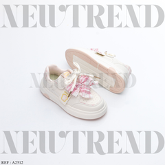Baskets Fille A2512 White/Pink
