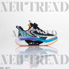 Baskets Garçon 38175 Black/Silver