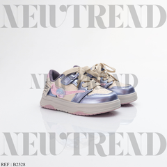 Baskets Fille AB2528 Beige/Purple