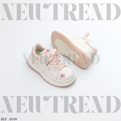 Baskets Fille B109 White/Pink