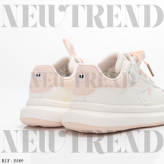 Baskets Fille B109 White/Pink