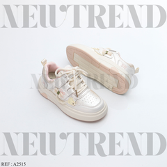 Baskets Fille A2515 White/Pink