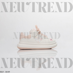 Baskets Fille B109 White/Pink