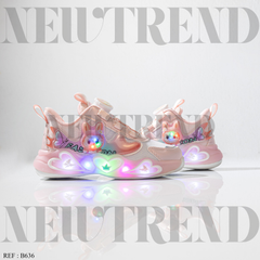 Baskets Fille B636 Pink