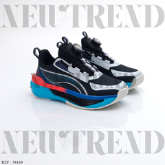 Baskets Garçon 38169 Black/Blue