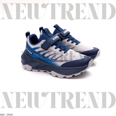 Baskets Garçon A25016 Grey/Blue