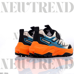 Baskets Garçon A25016 Orange