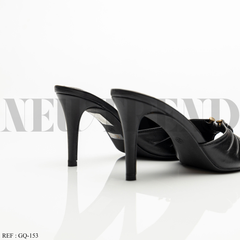 Mules à talon GQ-153 Black