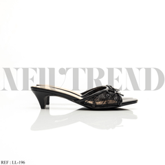 Mules à talon LL-196 Black