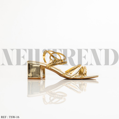 Mules à plateforme TSW-16 Gold