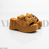 Mules Compensées YJW-12 Camel