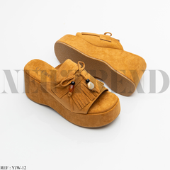 Mules Compensées YJW-12 Camel
