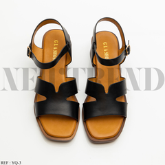 Sandales à talon YQ-3 Black