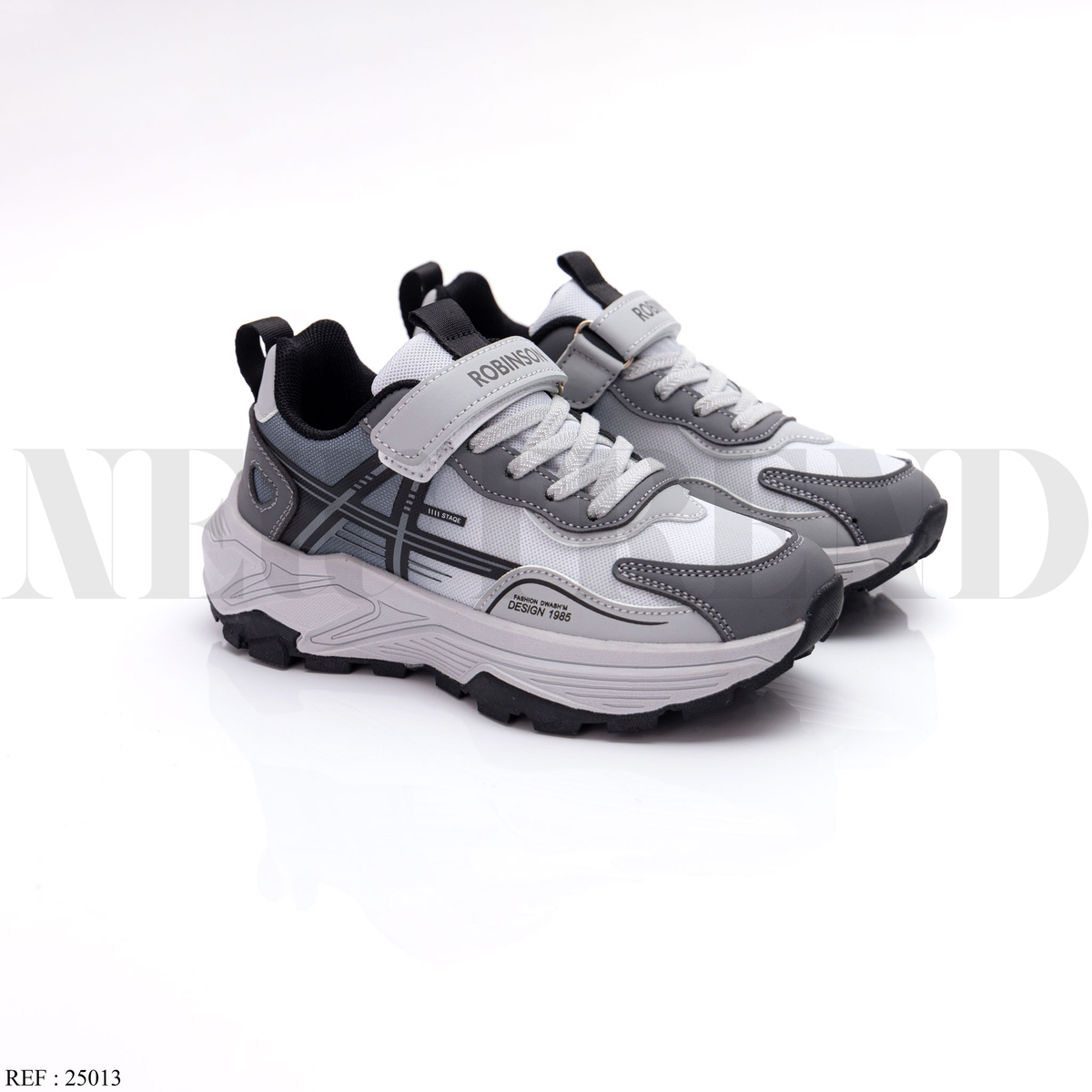 Baskets Garçon A25013 Grey