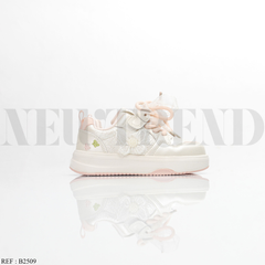 Baskets Fille B2509 White/Pink