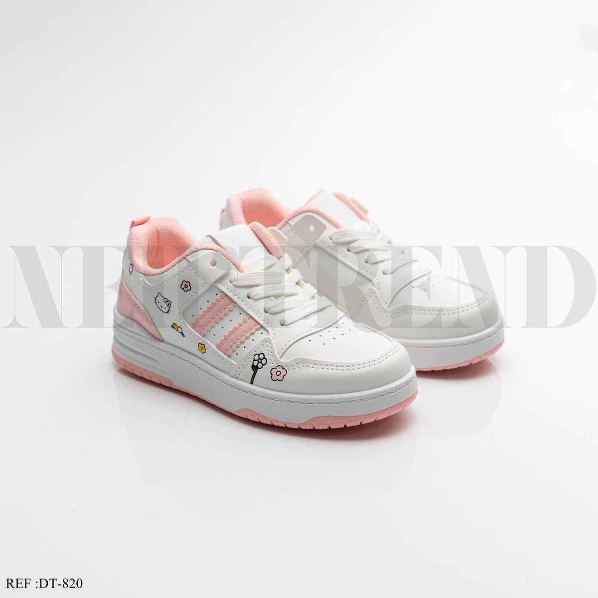 Baskets Fille DT-820 White/Pink