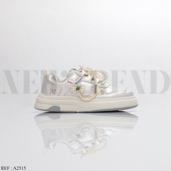 Baskets Fille A2515 White/Silver