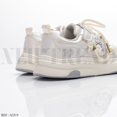 Baskets Fille A2515 White/Silver