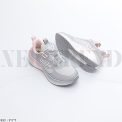 Baskets Fille 37677 Grey/Pink