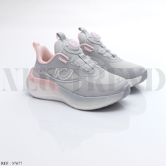Baskets Fille 37677 Grey/Pink