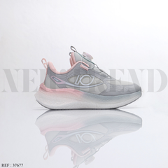 Baskets Fille 37677 Grey/Pink
