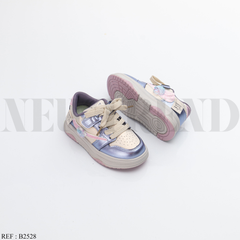 Baskets Fille AB2528 Beige/Purple