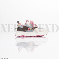 Baskets Fille AB2530 Beige/Plum