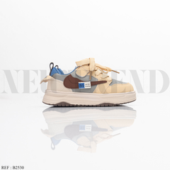 Baskets Fille AB2530 Beige/Khaki