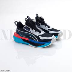 Baskets Garçon 38169 Black/Blue