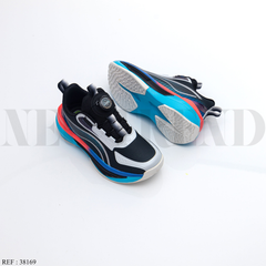 Baskets Garçon 38169 Black/Blue