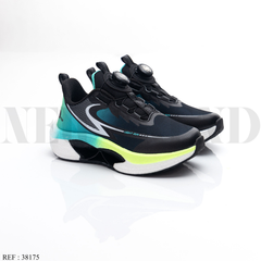 Baskets Garçon 38175 Black/Green