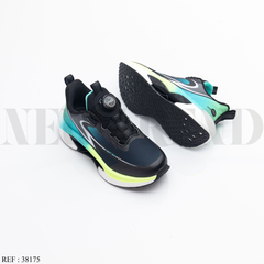 Baskets Garçon 38175 Black/Green