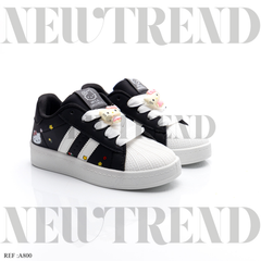 Baskets Fille A800 White/Black