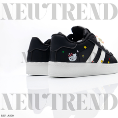 Baskets Fille A800 White/Black