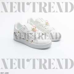 Baskets Fille A800 White