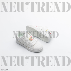 Baskets Fille A800 White