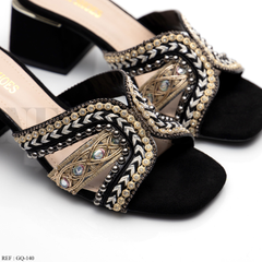 Mules à plateforme GQ-140 Black